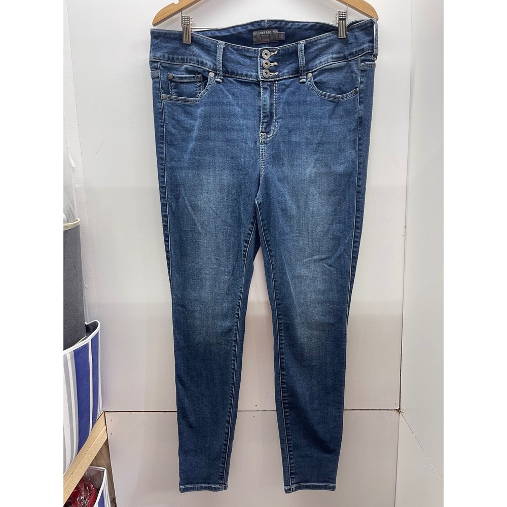 Torrid Jegging Jeans 16R Medium Wash Super Soft High Rise Skinny Triple Button